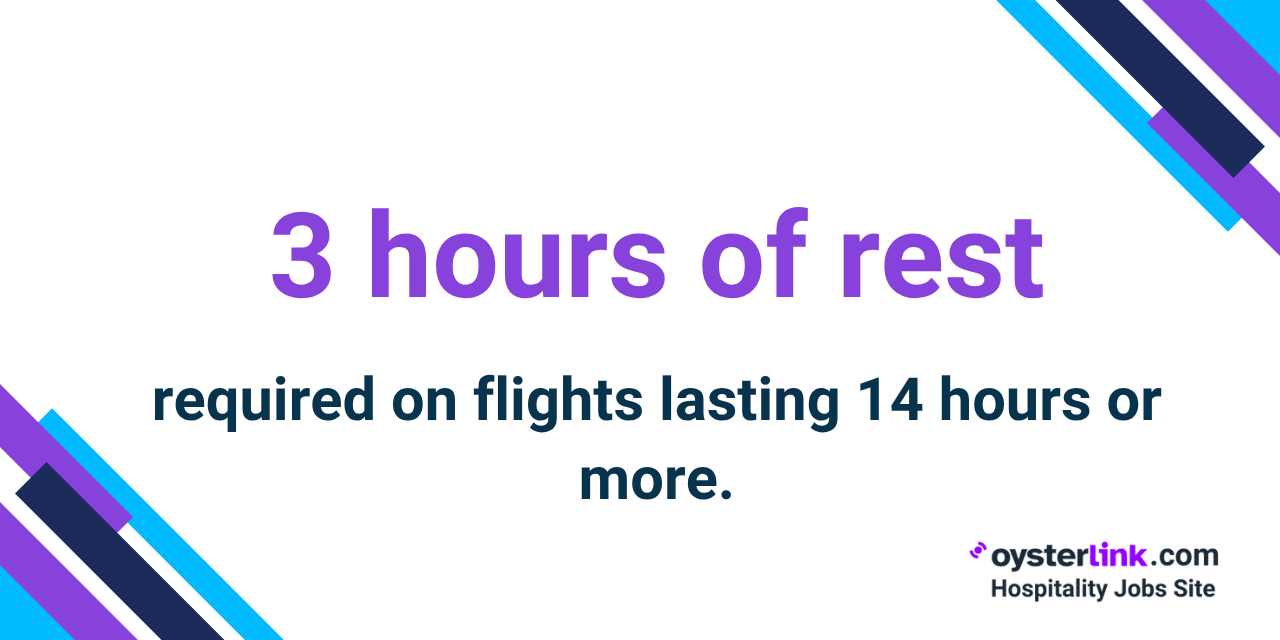 hours of rest required on long flights